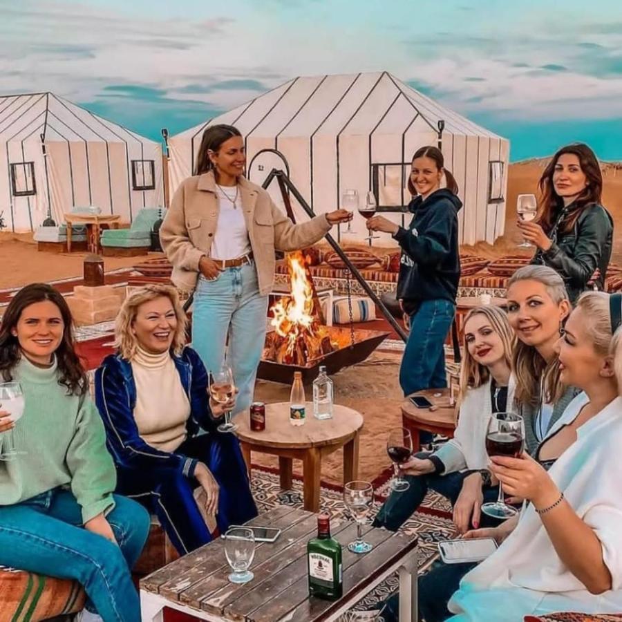 Family Luxury Glamping Hotell Merzouga Eksteriør bilde