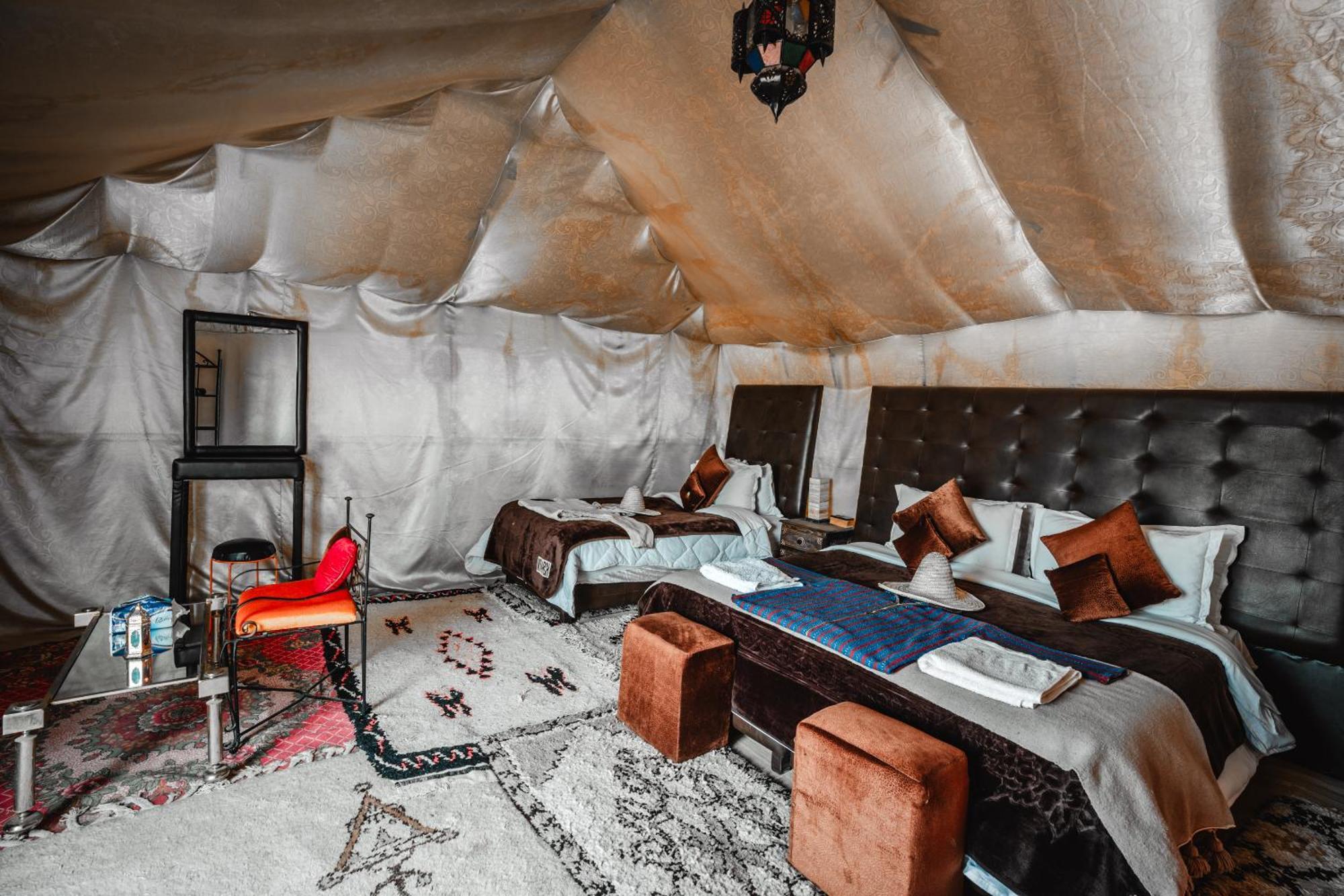 Family Luxury Glamping Hotell Merzouga Eksteriør bilde